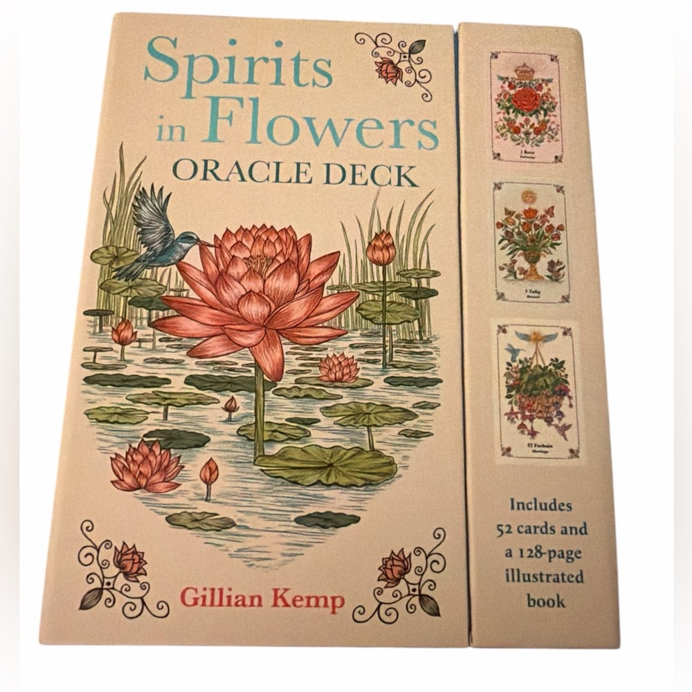Spirits in Flowers Oracle Deck - Cream and Green